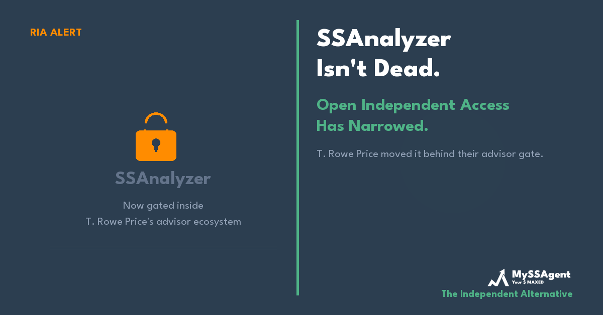 SSAnalyzer Still Exists. Open Independent Access Has Narrowed.