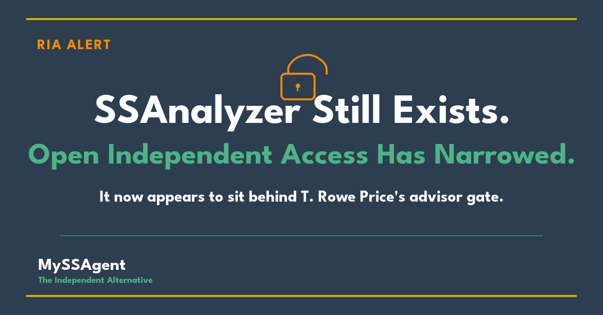 SSAnalyzer Still Exists. Open Access Has Narrowed.